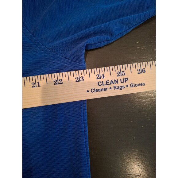 Walter Hagen Short Sleeve Polo Shirt Mens Blue Large Pro Dri - Picture 8 of 9